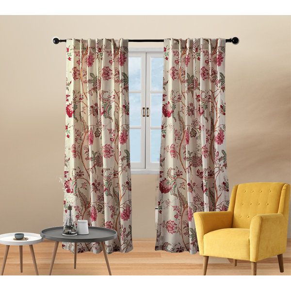 Frifoho Cotton Room Darkening Curtain Panel Wayfair Canada